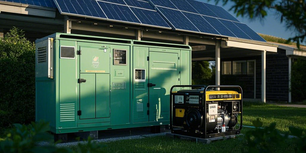 Combined Application of Diesel Generators and Solar Power Systems
