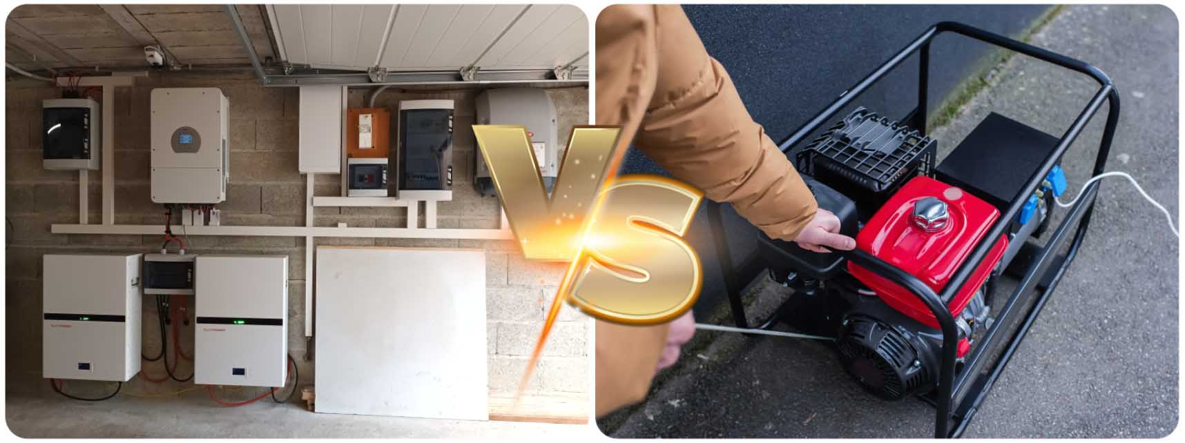 Selection of household backup power supply